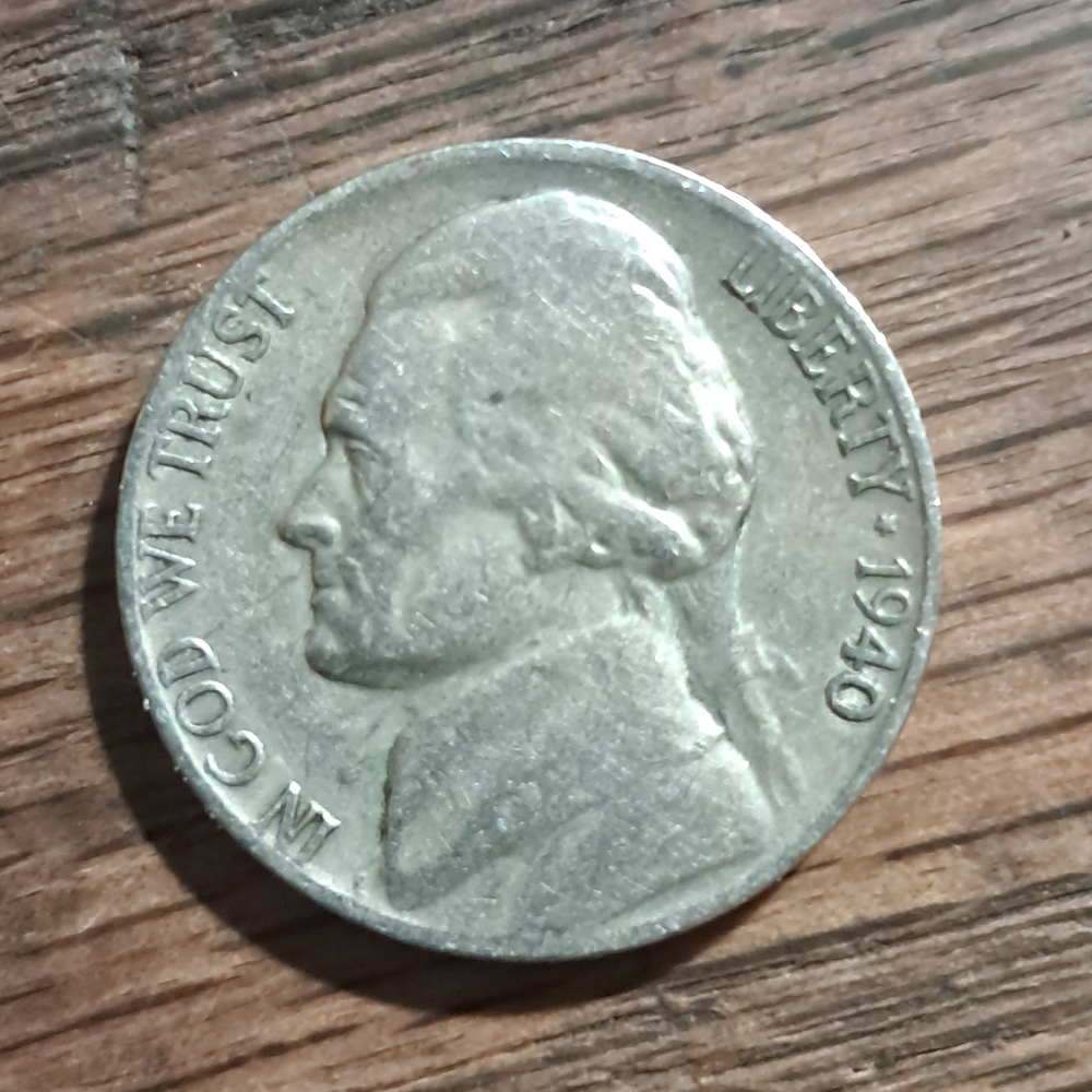 1946 Silver Nickel Coin